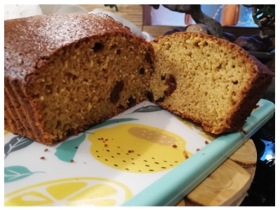 Кекс от лимец и сушени череши