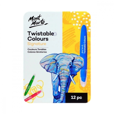 Комплект водоразтворими гел стикове MM Studio Twistable Colours -12 цвята