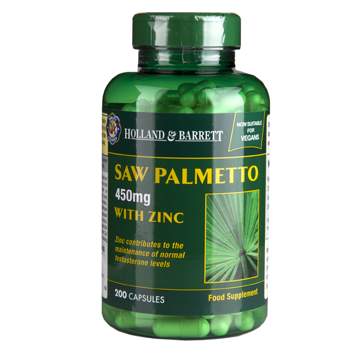 САО ПАЛМЕТО капсули 450 мг * 200 HOLLAND & BARRETT | NewAge.bg