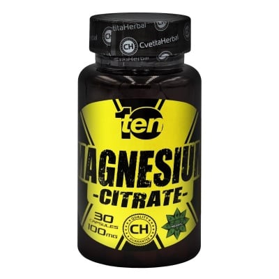 ТЕН МАГНЕЗИЕВ ЦИТРАТ капсули 100 мг * 30 ЦВЕТИТА ХЕРБАЛ