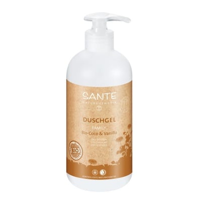 БИО ДУШ-ГЕЛ ЗА ТЯЛО КОКОС И ВАНИЛИЯ - 500 мл., SANTE NATURKOSMETIC