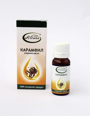 ЕТЕРИЧНО МАСЛО КАРАМФИЛ - 10 мл., RIVANA