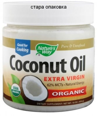 КОКОСОВО МАСЛО - за здрава кожа и коса - 474 мл., NATURE'S WAY