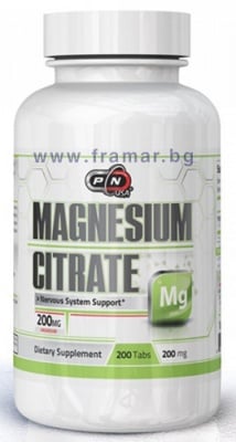 ПЮР НУТРИШЪН МАГНЕЗИЕВ ЦИТРАТ таблетки * 200