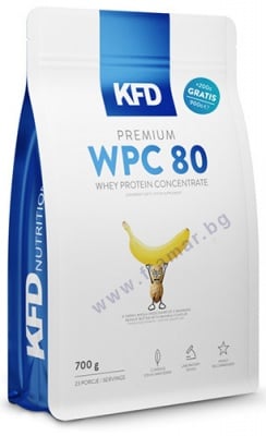 КФД НУТРИШЪН ПРЕМИУМ СУРОВАТЪЧЕН ПРОТЕИН WPC80 900 гр.
