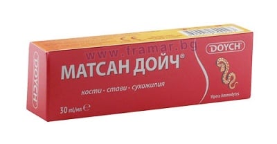 МАТСАН ДОЙЧ крем 30 мл. ЧЕРВЕН АНТИРЕВМАТИЧЕН