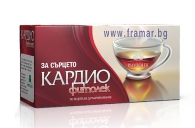 ЧАЙ ФИЛТЪР ФИТОЛЕК КАРДИО * 20 БЧК