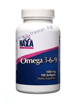 ХАЯ ЛАБС ОМЕГА 3 - 6 - 9 капс. 1000 мг. * 100