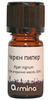 АРМИНА БИО ЕТЕРИЧНО МАСЛО ОТ ЧЕРЕН ПИПЕР 10 мл