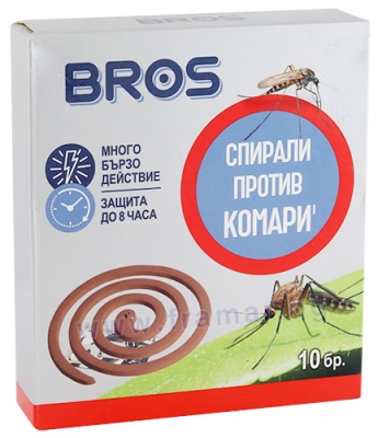 БРОС СПИРАЛИ ПРОТИВ КОМАРИ * 10