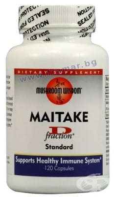 МАЙТАКЕ D - ФРАКЦИЯ капсули * 120 MUSHROOM WISDOM