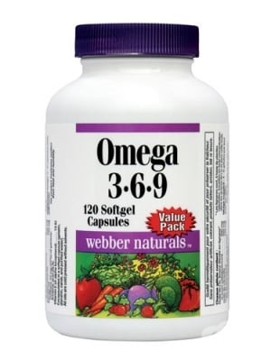 ОМЕГА 3-6-9 капс. 750 мг. * 120 WEBBER NATURALS