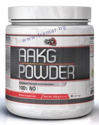 ПЮР НУТРИШЪН АРГИНИН АЛФА - КЕТОГЛУТАРАТ (AAKG) прах 250 гр.