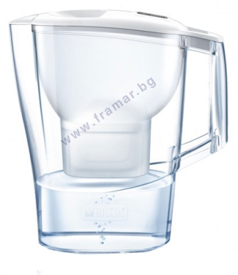 БРИТА ФИЛТРИРАЩА КАНА ЗА ВОДА АЛУНА КУЛ МЕМО БЯЛА 2.4 литра