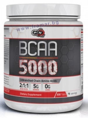 ПЮР НУТРИШЪН BCAA 5000 табл. * 300