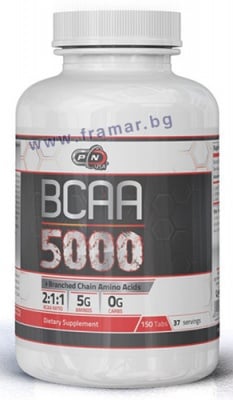 ПЮР НУТРИШЪН BCAA 5000 табл. * 150