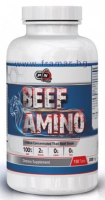 ПЮР НУТРИШЪН БИЙФ АМИНО таблетки 2000 мг. * 150