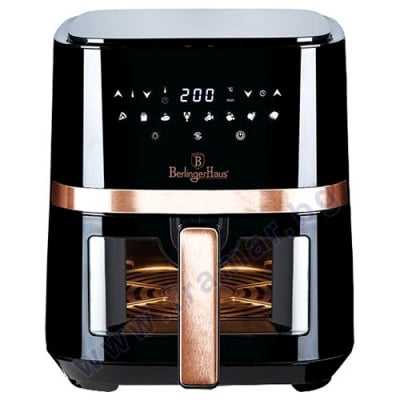 ФРИТЮРНИК С ГОРЕЩ ВЪЗДУХ BERLINGER HAUS BH9343 BLACK ROSE AIR FRYER 5 л