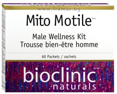 МИТО МОТИЛ ФЕРТИЛИТЕТ ФОРМУЛА ЗА МЪЖЕ пакетче * 60 BIOCLINIC NATURALS