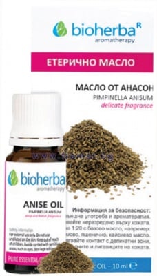 ЕТЕРИЧНО МАСЛО ОТ АНАСОН 10 мл., БИОХЕРБА