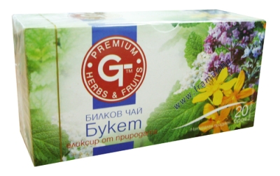 ЧАЙ ФИЛТЪР БУКЕТ * 20 БЪЛГАРСКА ЧАЕНА КОМПАНИЯ
