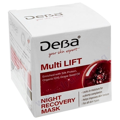 ДЕВА МУЛТИ ЛИФТ ИНТЕНЗИВНА ВЪЗСТАНОВЯВАЩА НОЩНА МАСКА ЗА ЛИЦЕ 50 мл