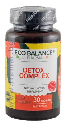 ЕКО БАЛАНС ДЕТОКС КОМПЛЕКС капсули * 30