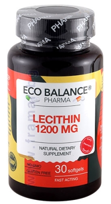 ЕКО БАЛАНС ЛЕЦИТИН 1200 мг капсули * 30