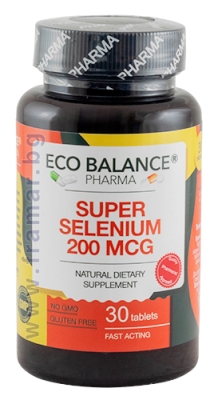 ЕКО БАЛАНС СУПЕР СЕЛЕН 200 мкг таблетки * 30
