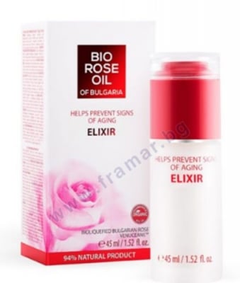 БИОФРЕШ BIO ROSE OIL OF BULGARIA ЕЛИКСИР ЗА АНТИБРЪЧКОВА ГРИЖА 45 мл