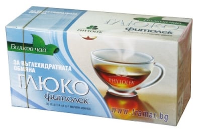 ЧАЙ ФИЛТЪР ФИТОЛЕК ДИАБЕТ * 20