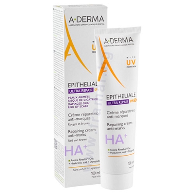 А-ДЕРМА ЕПИТЕЛИАЛ HA+ УЛТРА РИПЕЪР КРЕМ SPF50+ 100 мл