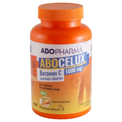 АБОФАРМА АБОЦЕЛУКС ВИТАМИН C дъвчащи таблетки 1000 мг * 60