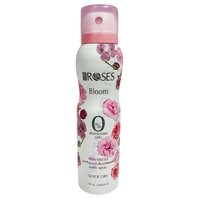 ПАРФЮМЕН ДЕЗОДОРАНТ ROSES BLOOM 150 мл NATURE OF AGIVA
