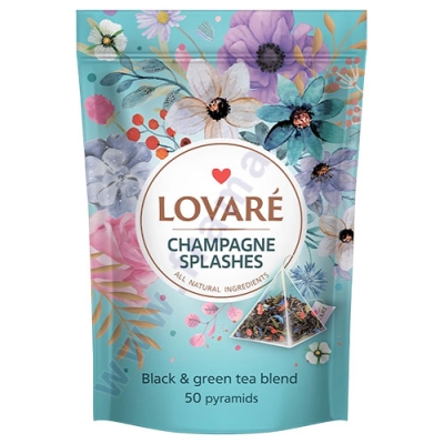 ЛОВАРЕ ЧАЙ В ПИРАМИДА CHAMPAGNE SPLASHES филтър * 50