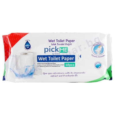 КЛЕА ФЕНТЪЗИ ПИК МИ ВЛАЖНА ТОАЛЕТНА ХАРТИЯ * 48