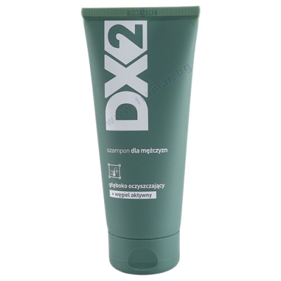 DX2 ДЪЛБОКОПОЧИСТВАЩ ШАМПОАН ЗА МЪЖЕ С АКТИВЕН С ВЪГЛЕН 150 мл