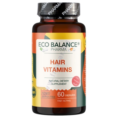 ЕКО БАЛАНС ВИТАМИНИ ЗА КОСА капсули * 60