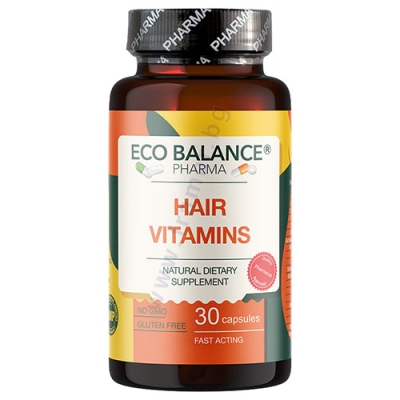 ЕКО БАЛАНС ВИТАМИНИ ЗА КОСА капсули * 30