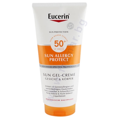 ЕУЦЕРИН АЛЕРДЖИ ПРОТЕКТ СЛЪНЦЕЗАЩИТЕН КРЕМ-ГЕЛ SPF50+ 200 мл