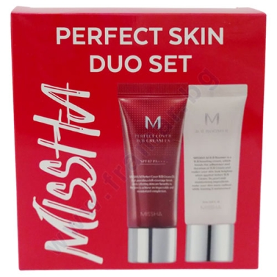 МИША КОМПЛЕКТ ПЕРФЕКТ КАВЪР BB КРЕМ ЗА ЛИЦЕ EX SPF42 №23 20 мл + BB BOOMER БАЗА ЗА ГРИМ 20 мл