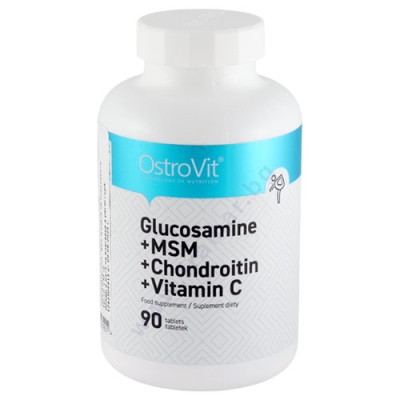 ОСТРОВИТ ГЛЮКОЗАМИН + МСМ + ХОНДРОИТИН + ВИТАМИН C таблетки * 90