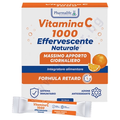 ФАРМАЛАЙФ ВИТАМИН C 1000 + ВИТАМИН B2 саше * 30