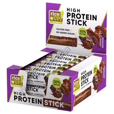 ПРОТЕИНОВ СТИК ШОКО БРАУНИ 40 г * 15 RICE UP!