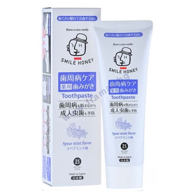 ПАСТА ЗА ЗЪБИ СМАЙЛ ХЪНИ СПЕЪР МИНТ 120 г
