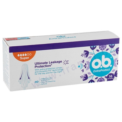 ТАМПОНИ O.B. ЕКСТРА ПРОТЕКТ СУПЕР * 16