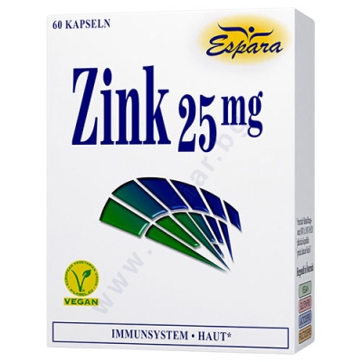 ЦИНК капсули 25 мг * 60 ЕСПАРА