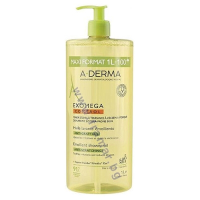 А - ДЕРМА ЕКЗОМЕГА КОНТРОЛ ДУШ ОЛИО ЗА СУХА И АТОПИЧНА КОЖА 1 л