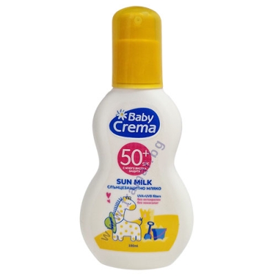 БЕЙБИ КРЕМА СЛЪНЦЕЗАЩИТНО МЛЯКО СПРЕЙ SPF50+ 150 мл