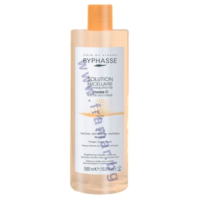 БИФАС МИЦЕЛАРНА ВОДА С ВИТАМИН C И ГЛИКОЛОВА КИСЕЛИНА 500 мл